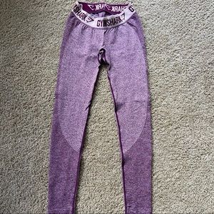 Maroon Gymshark Flex Leggings Small